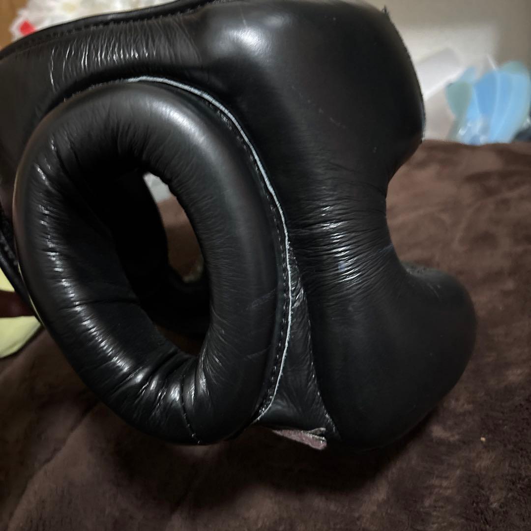 K-1 ヘッドギア 黒 レザー