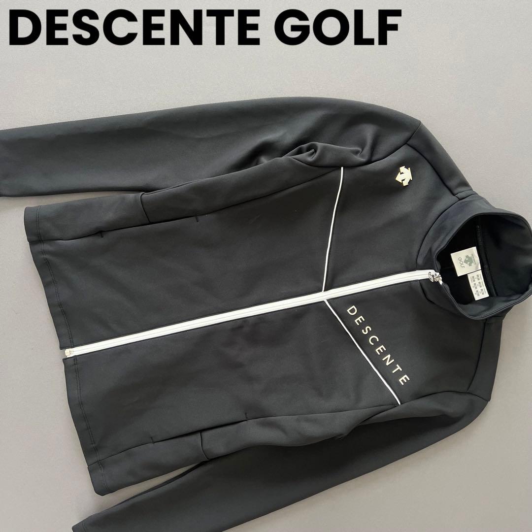 DESCENTE GOLF デサントゴルフ　ダンボールニット　ジャケット　ジップ