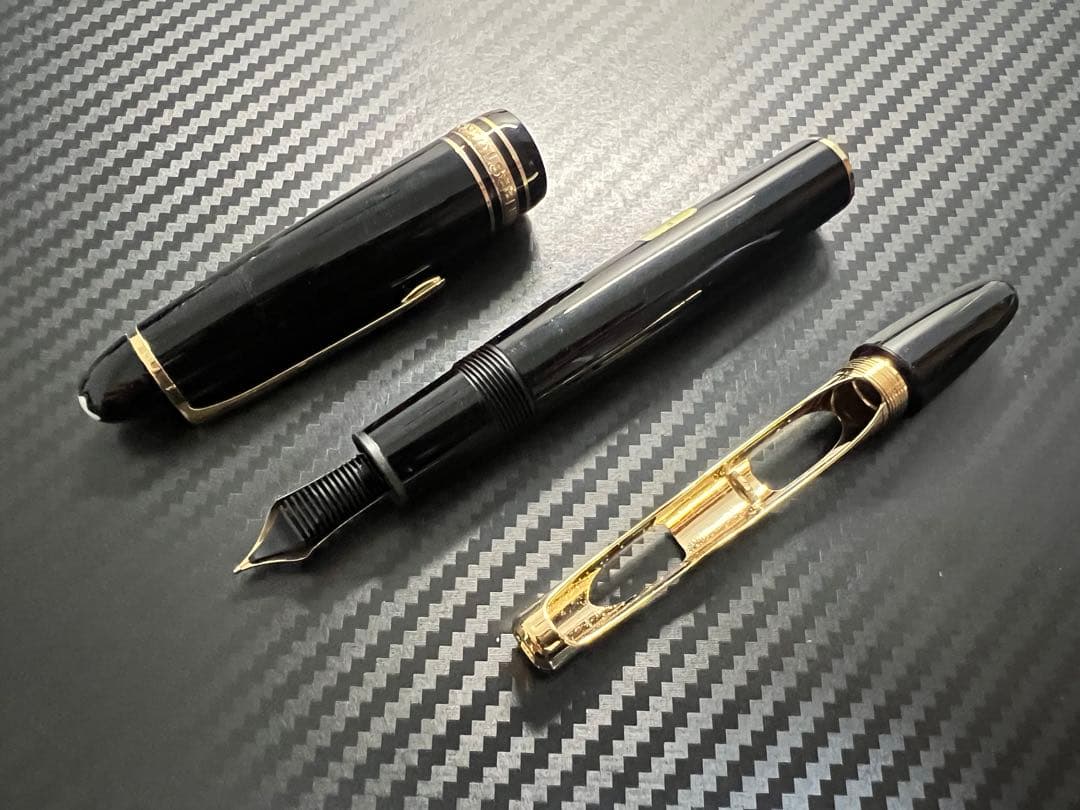 モンブラン マイスターシュテュック 147 トラベラー 万年筆 F 細字