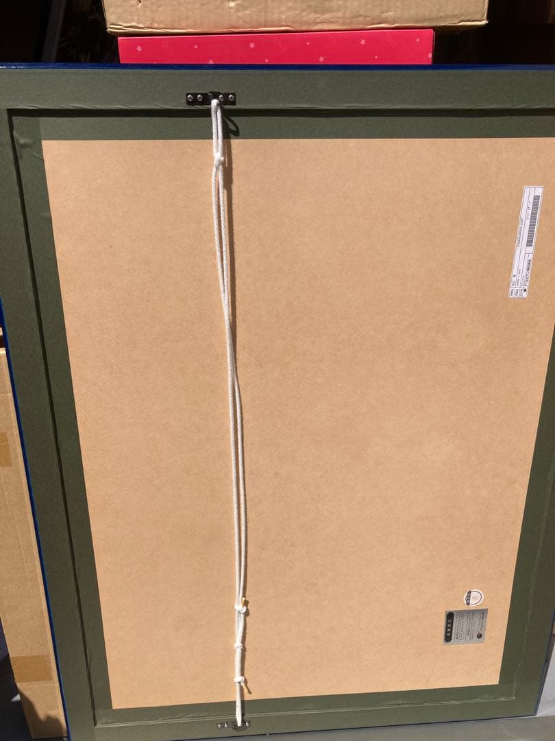 西又葵　版画　MOON LIGHT ミクスドメディア　状態難