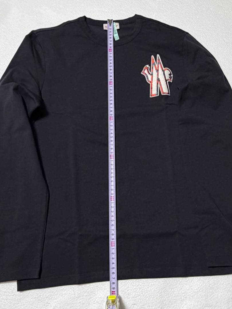 モンクレール ロゴ刺繍 長袖Tシャツ