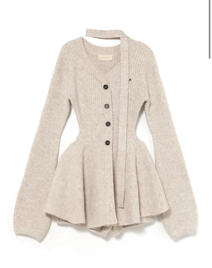 andmary Dahlia tunic set up ベージュ