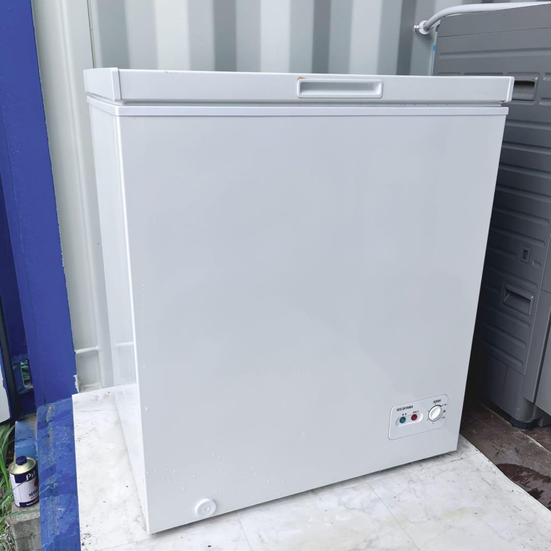 取付無料！アイリスオーヤマ 上開き冷凍庫 大容量142L 冷凍フリーザー✨