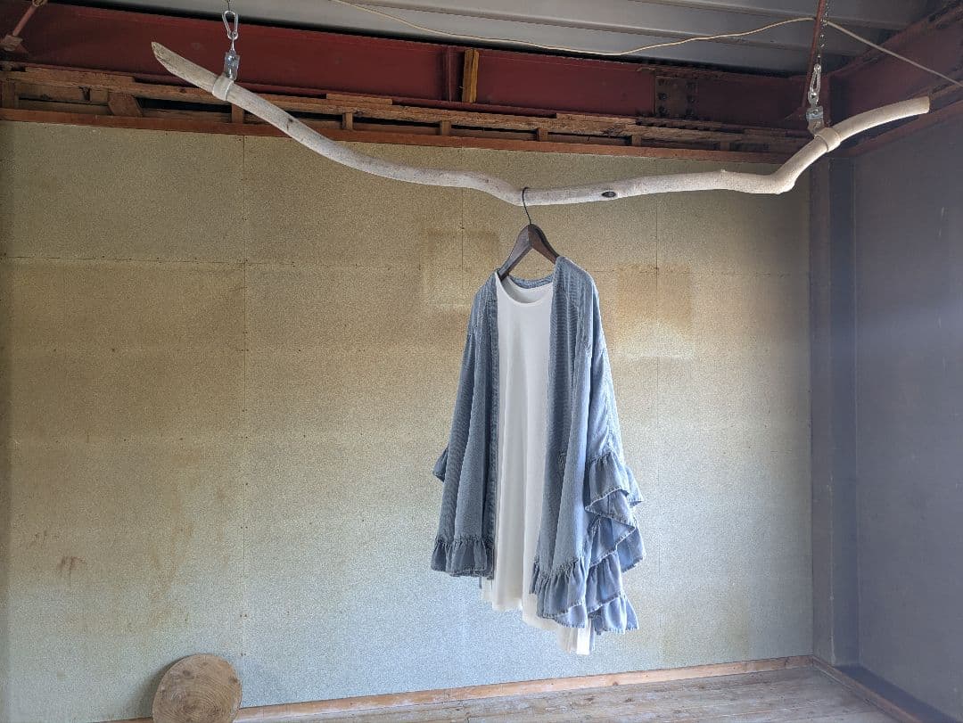 流木ハンガー 約150cm流木ディスプレイハンガー　ハンガーラック　店舗什器