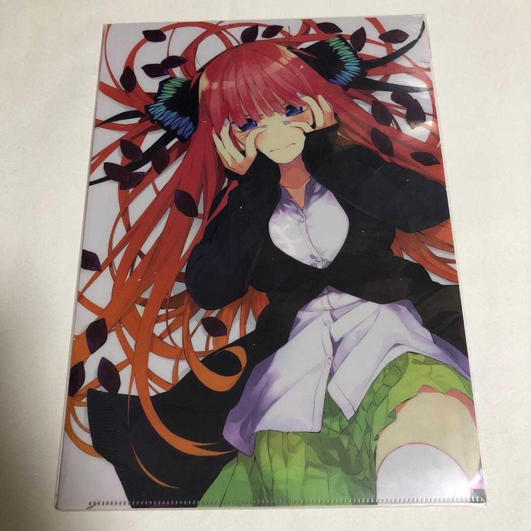 五等分の花嫁　一花　二乃　三玖　四葉　五月　花嫁展　原画　クリアファイル