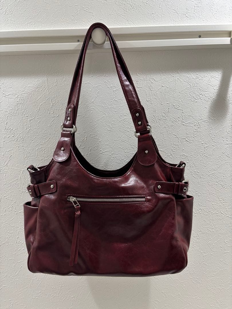 [専用]ILLIGO エンバー バックル ショルダーバッグ バーガンディ