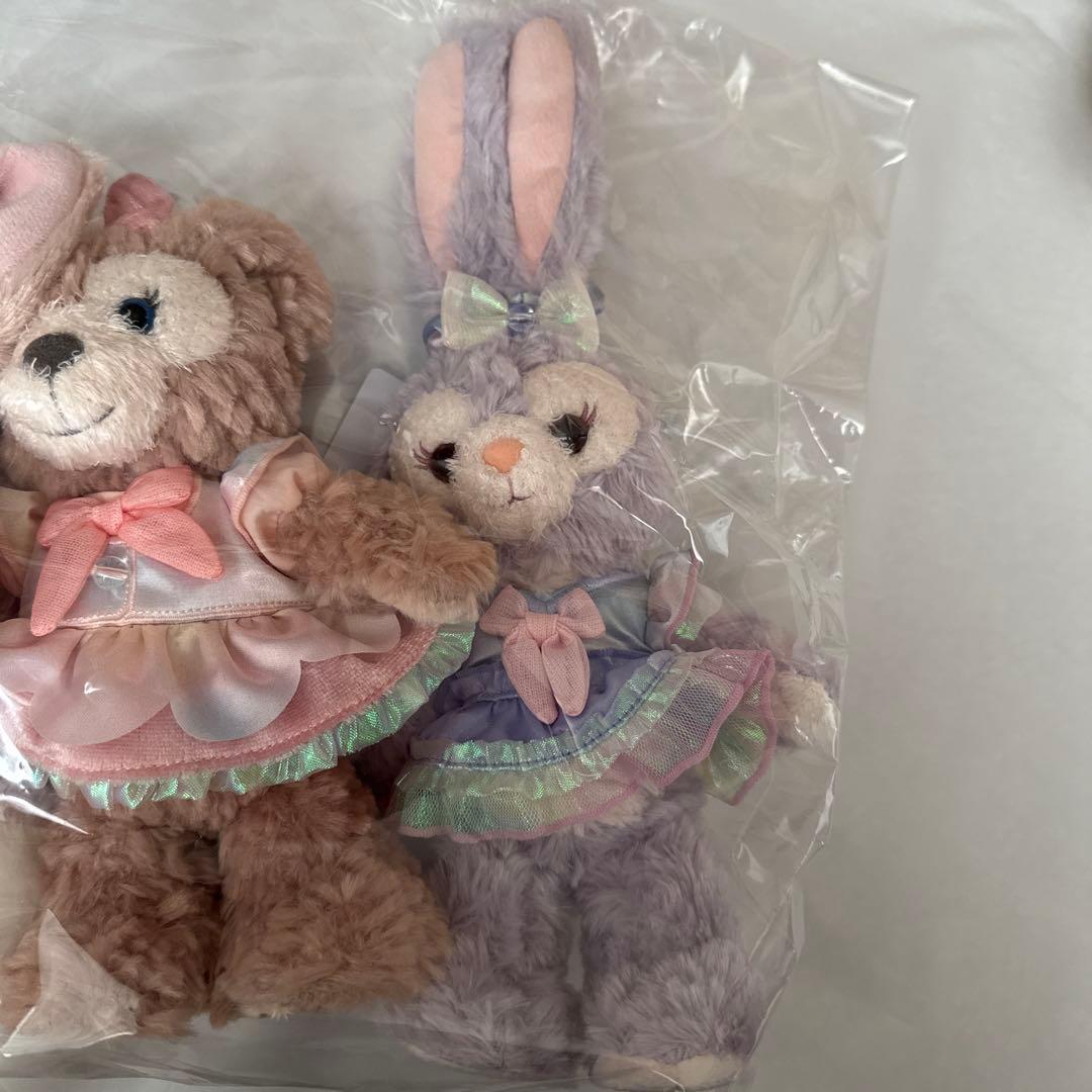 ダッフィー&フレンズ20周年　ポージープラッシー　カラフルハピネス　全7人セット