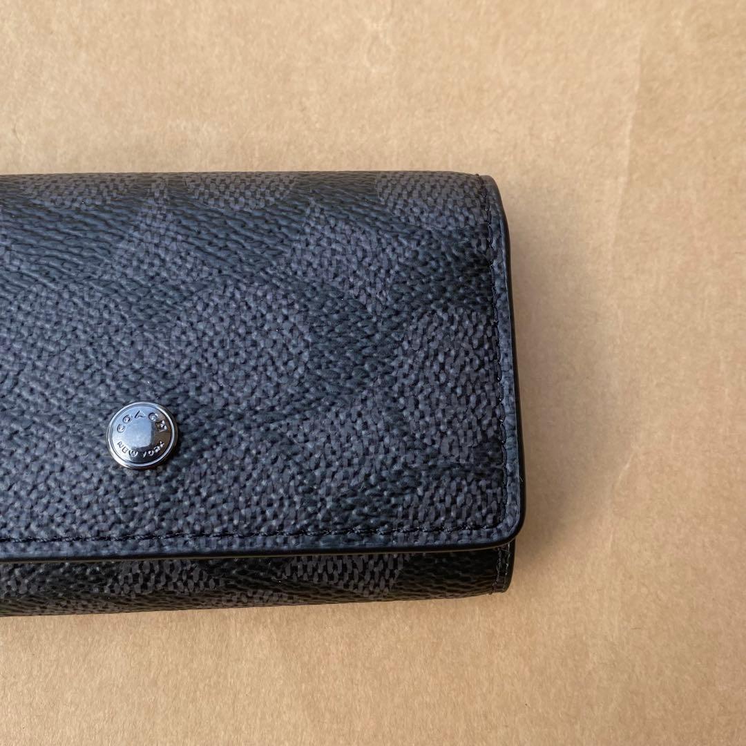 （付属品付き）キーホルダー　キーケース　キーリング　ブラック