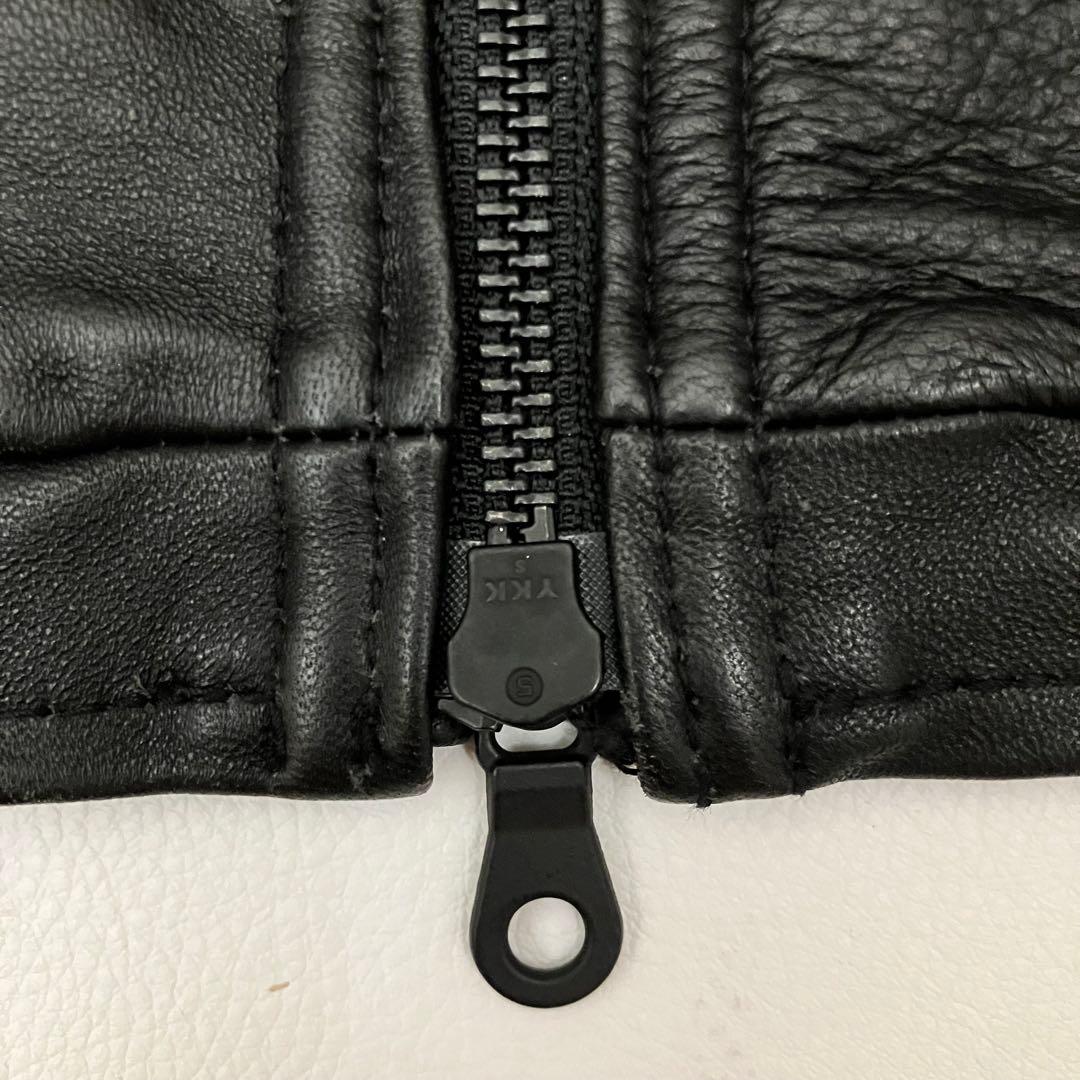 ✨美品　大きい✨ニコルセレクション　シングルライダース　ラムレザー　本革　メンズ