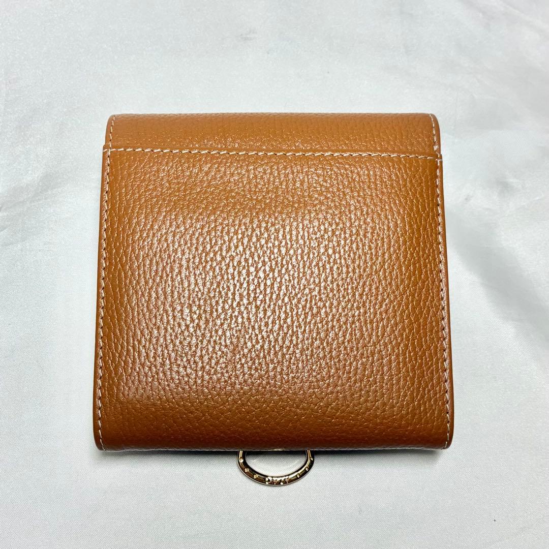 【極美品】　アタオ　ロトロ　二つ折り財布　コンパクトウォレット　馬車　シボ革