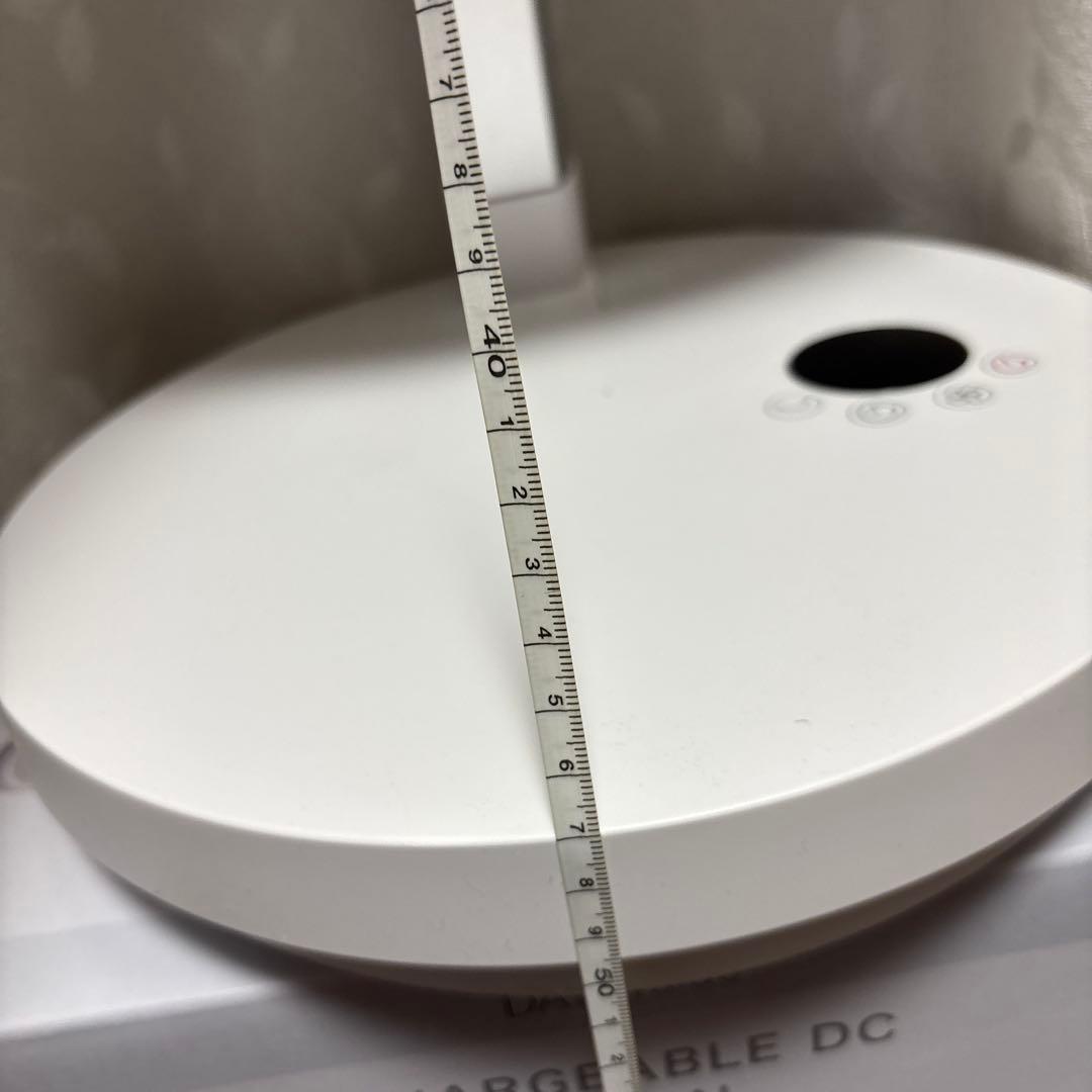 一度使用　充電式DCコンパクトファン 25cm ホワイト最近購入ニトリ　扇風機