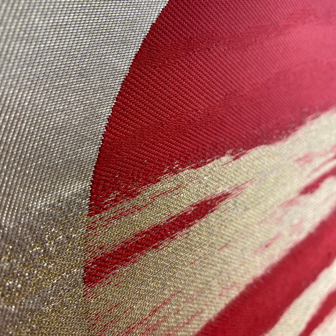 美品 掛け軸 木曽亮爾制作「日輪」純金糸 造幣局分析証明書付 24K 刺繍