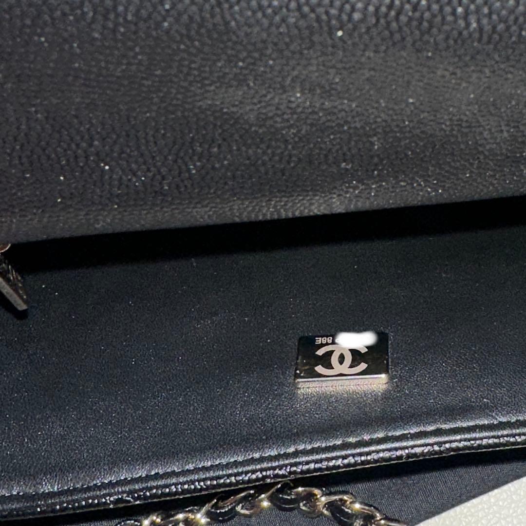 CHANEL ショルダーバック　マトラッセ　新品未使用ノベルティ　キャビアスキン