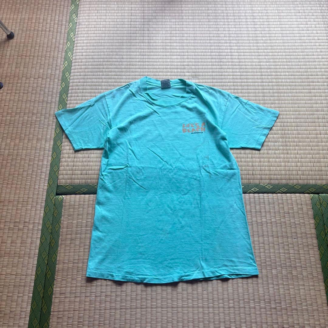 80s Life's a beach USA製 希少　半袖　Tシャツ　カットソー