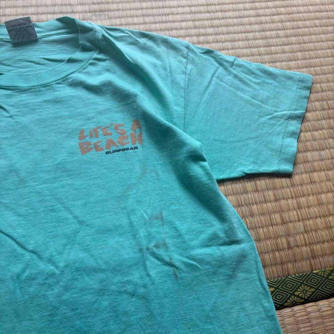 80s Life's a beach USA製 希少　半袖　Tシャツ　カットソー