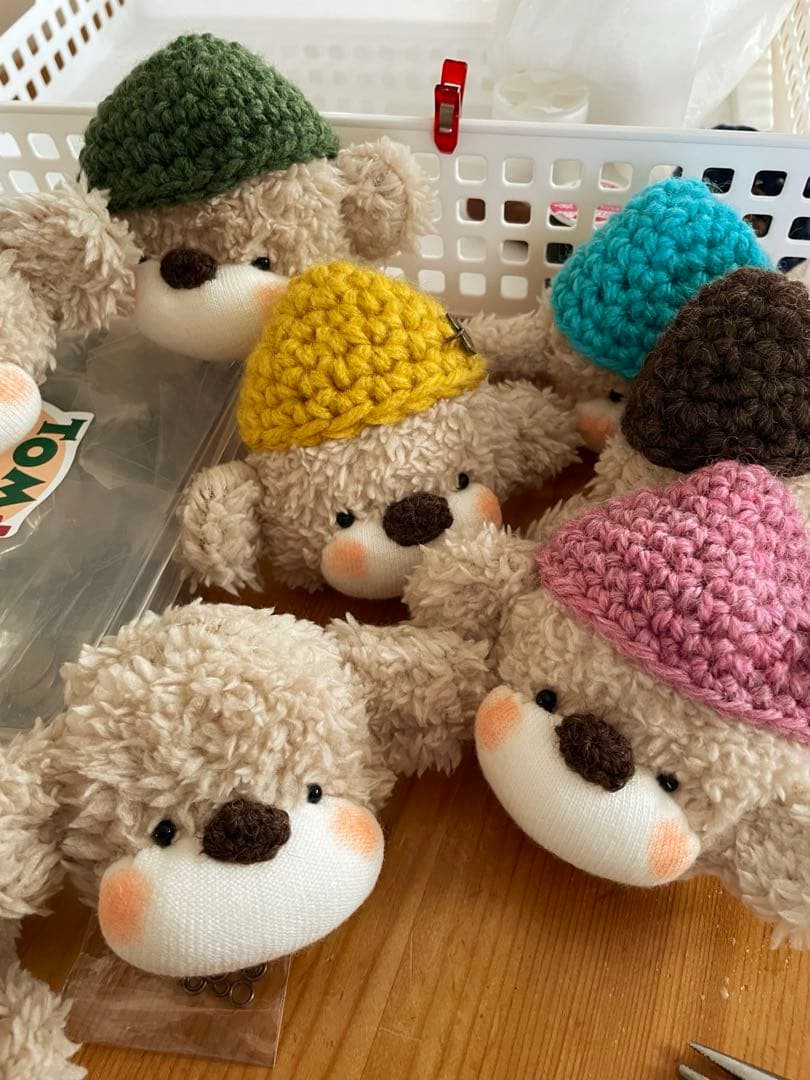 たかちゃん様♡BOYソックライオン3♡くまちゃん♡キーホルダー8