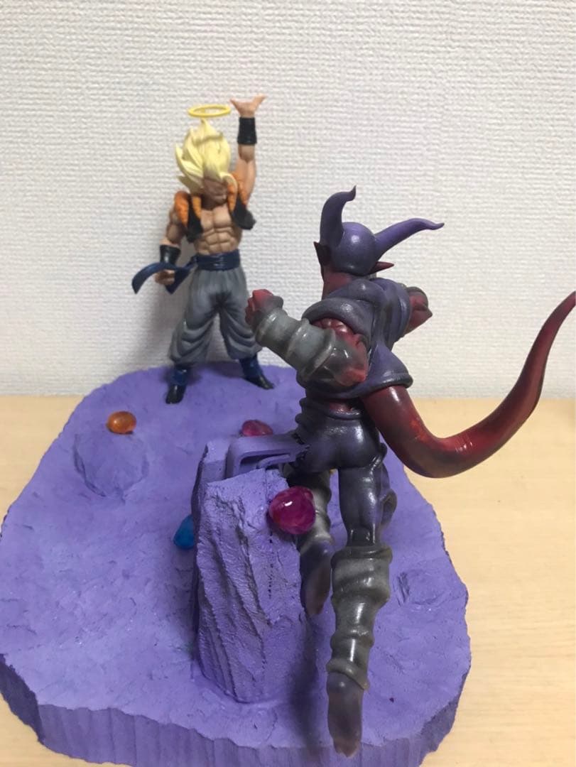 【リペイント】　ドラゴンボール　ゴジータ　ジャネンバ　ジオラマ　フィギュア