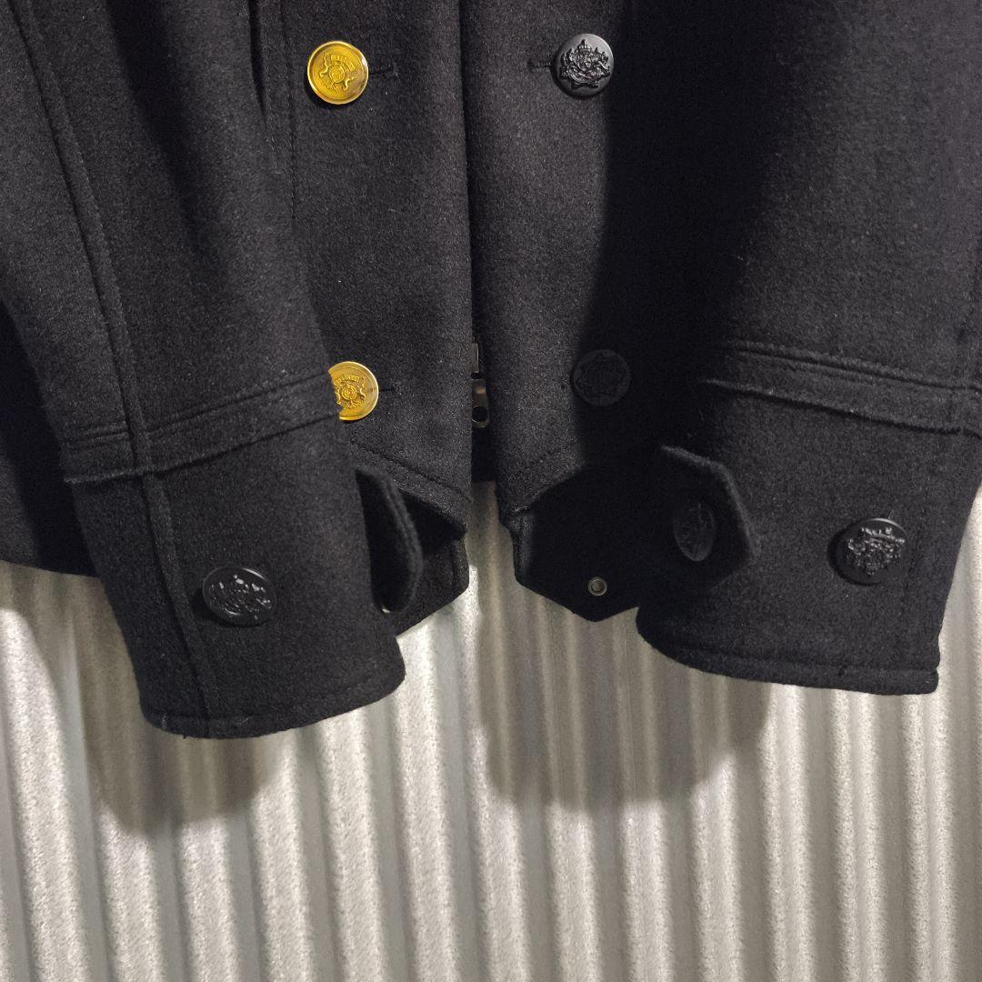 Y2K 00s PPFM ナポレオンジャケット 金ボタン ブラック 黒