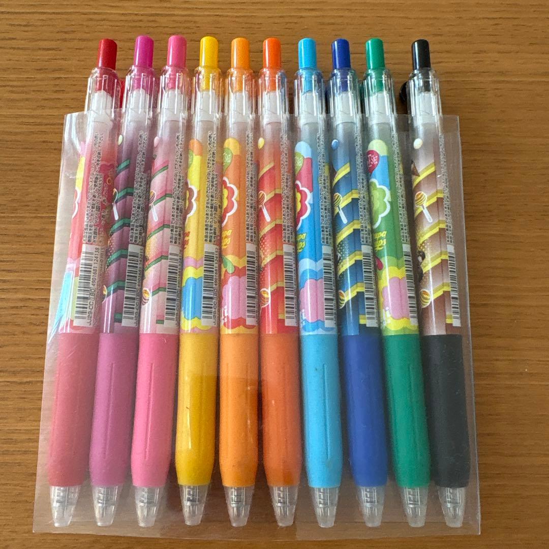 ZEBRA SARASA チュッパチャプス　0.5 ボールペンセット 10色