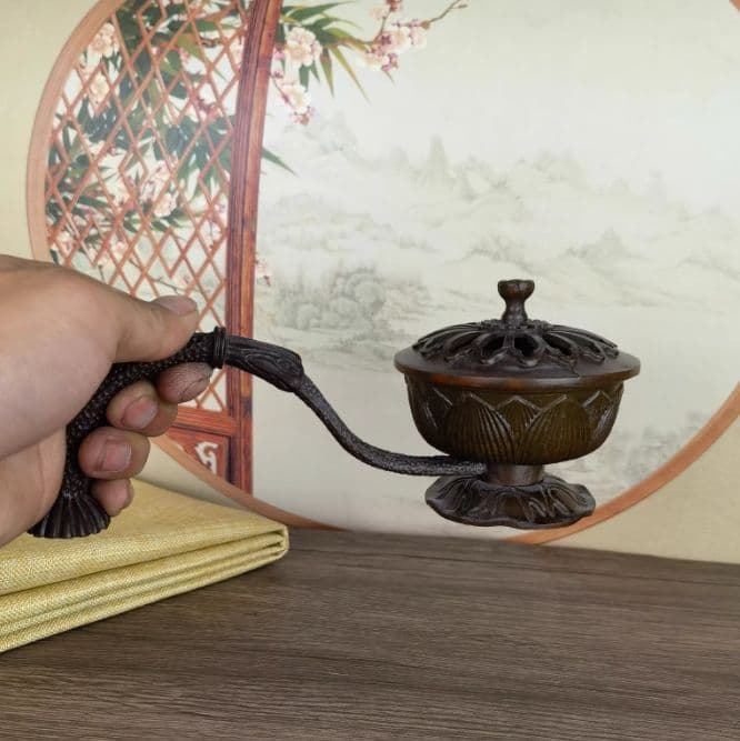 銅器 香炉 風水グッズ 小物 装飾品 工芸品 美術品 置物
