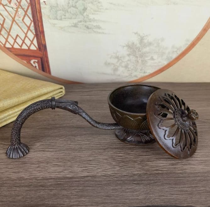 銅器 香炉 風水グッズ 小物 装飾品 工芸品 美術品 置物