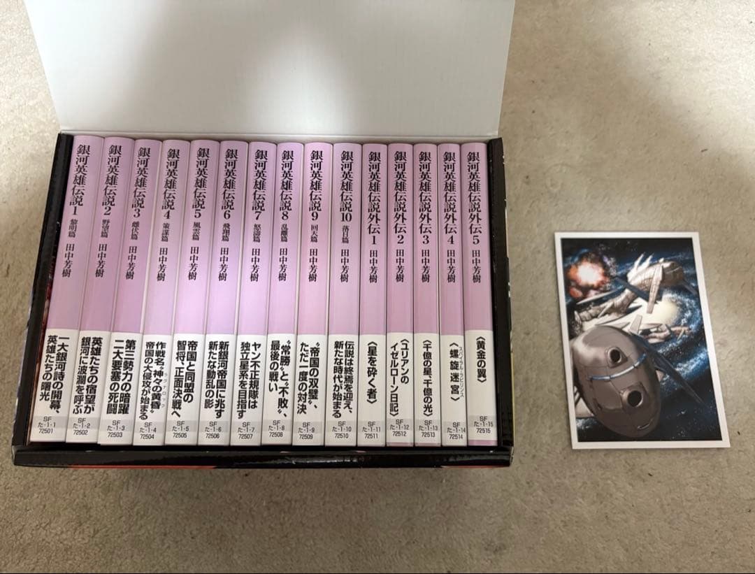 田中芳樹 銀河英雄伝説 全15巻BOXセット