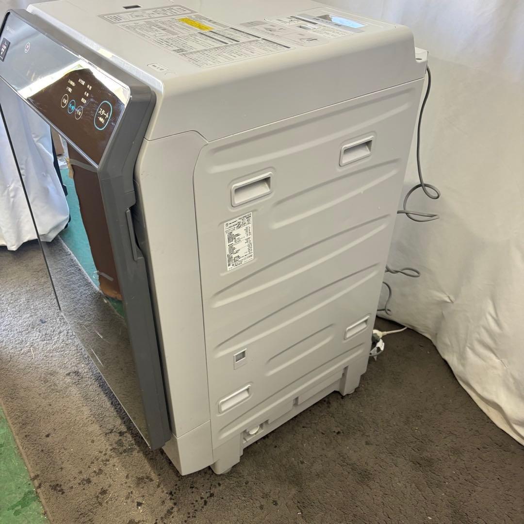 85　SHAR　ドラム式洗濯機　11キロ　左開き　綺麗　乾燥付　設置無料　安い‼️