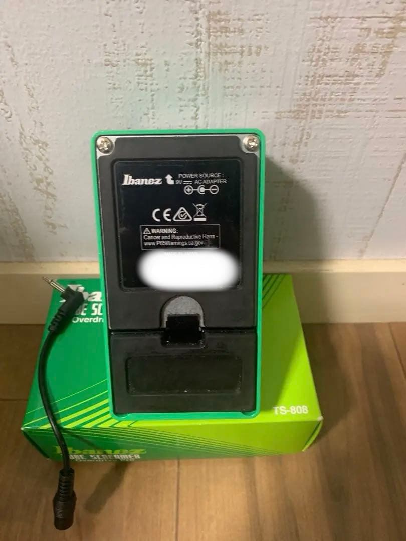 Ibanez TS-808 （変換アダプタ付き）オーバードライブペダル