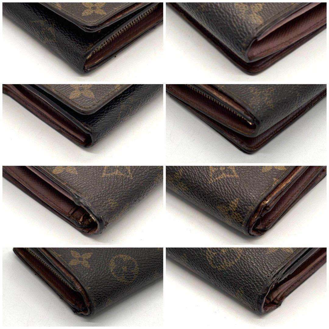 a*9様 ルイヴィトン　二つ折り財布 モノグラム ポルトモネビエ トレゾール　ブ