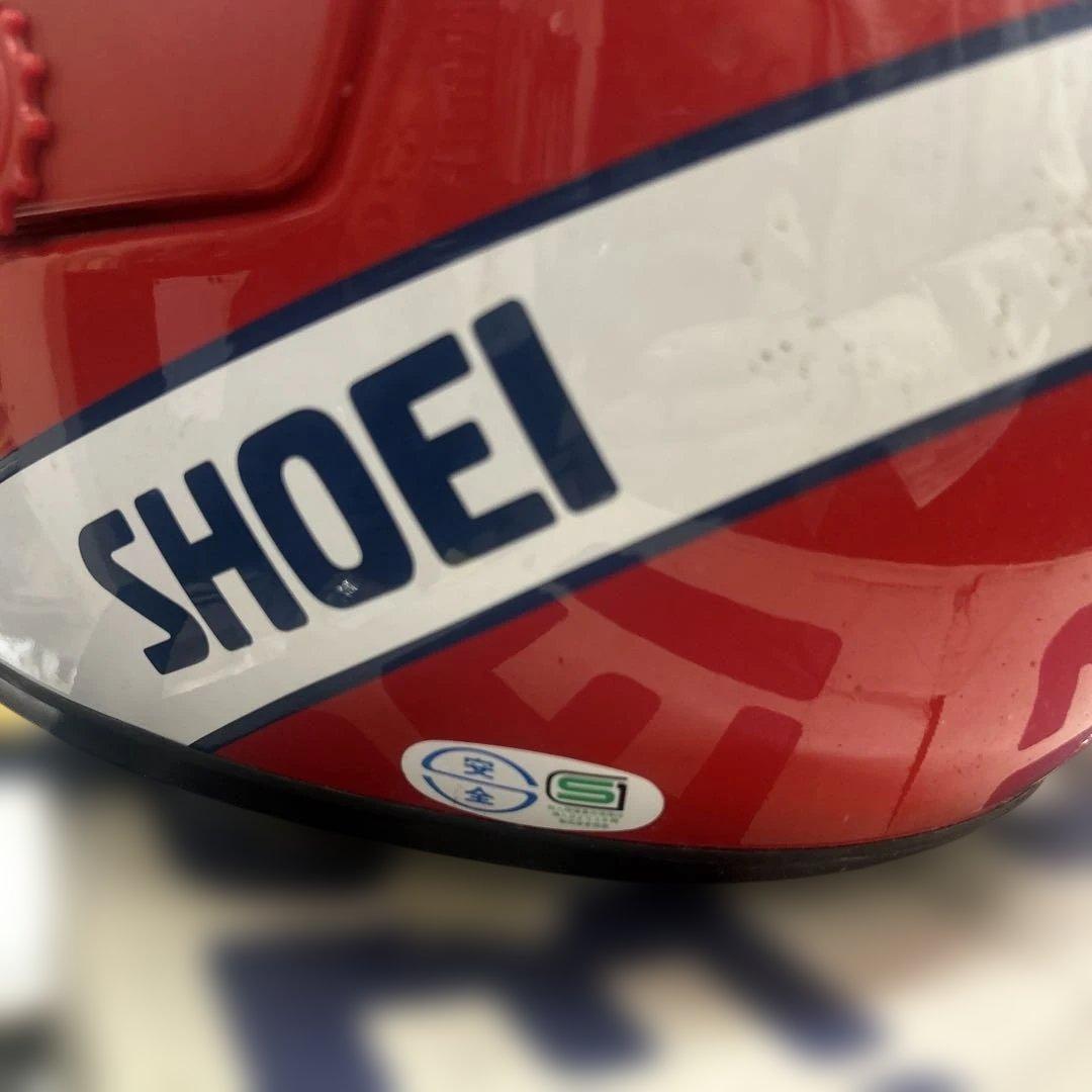SHOEI フルフェイスヘルメット レッド/ホワイト