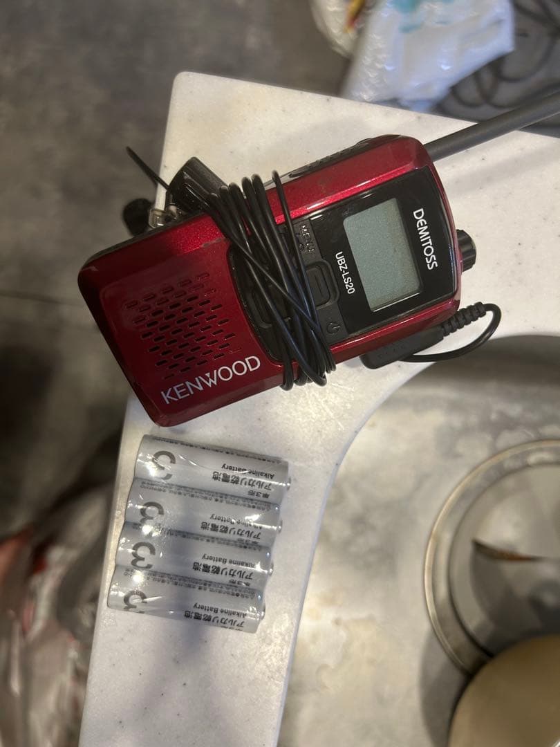 KENWOOD UBZ-LP20 トランシーバー レッド