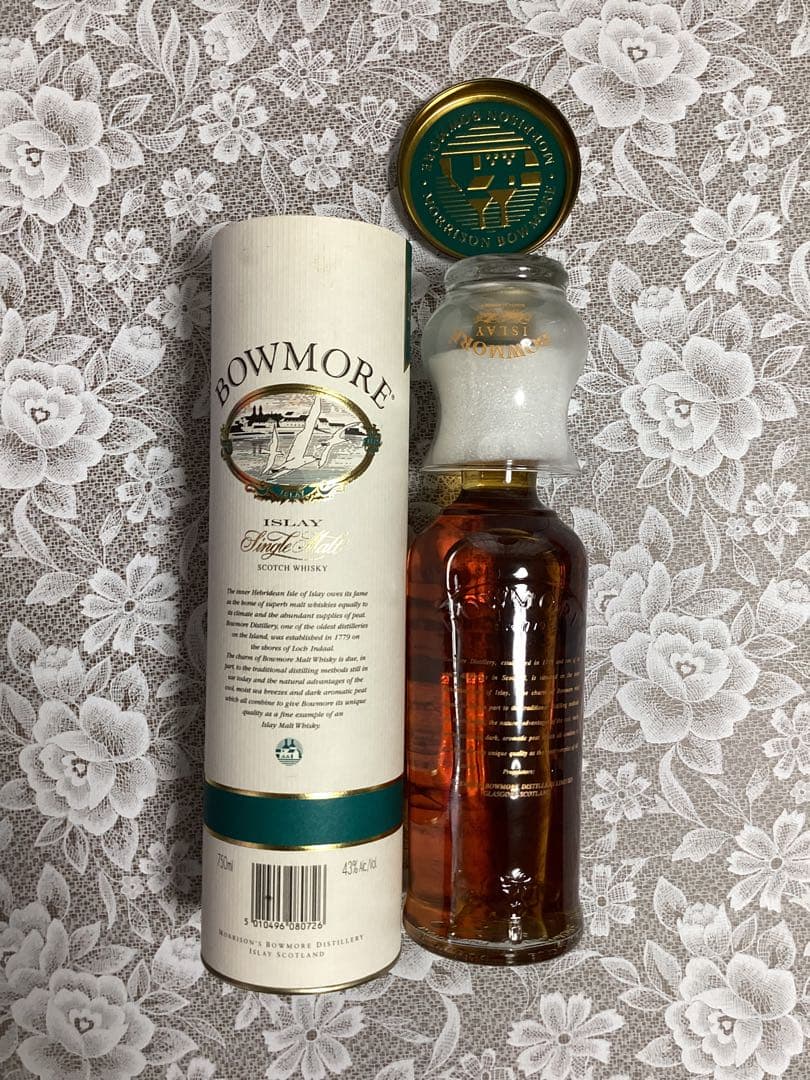 BOWMORE 12年 カモメラベル　グラス付き