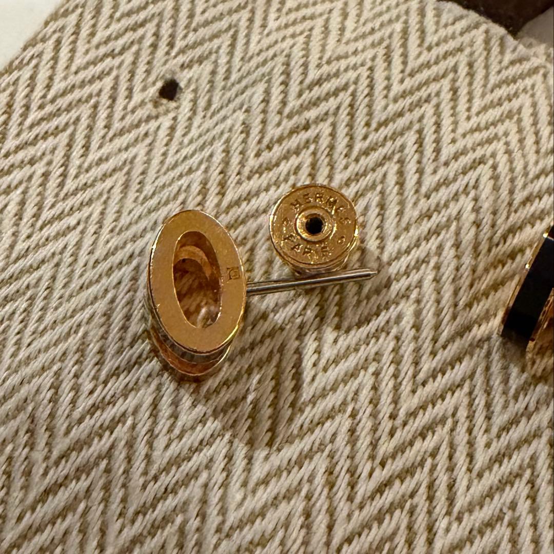 【1/10以降発送】 HERMES ピアス ミニポップh