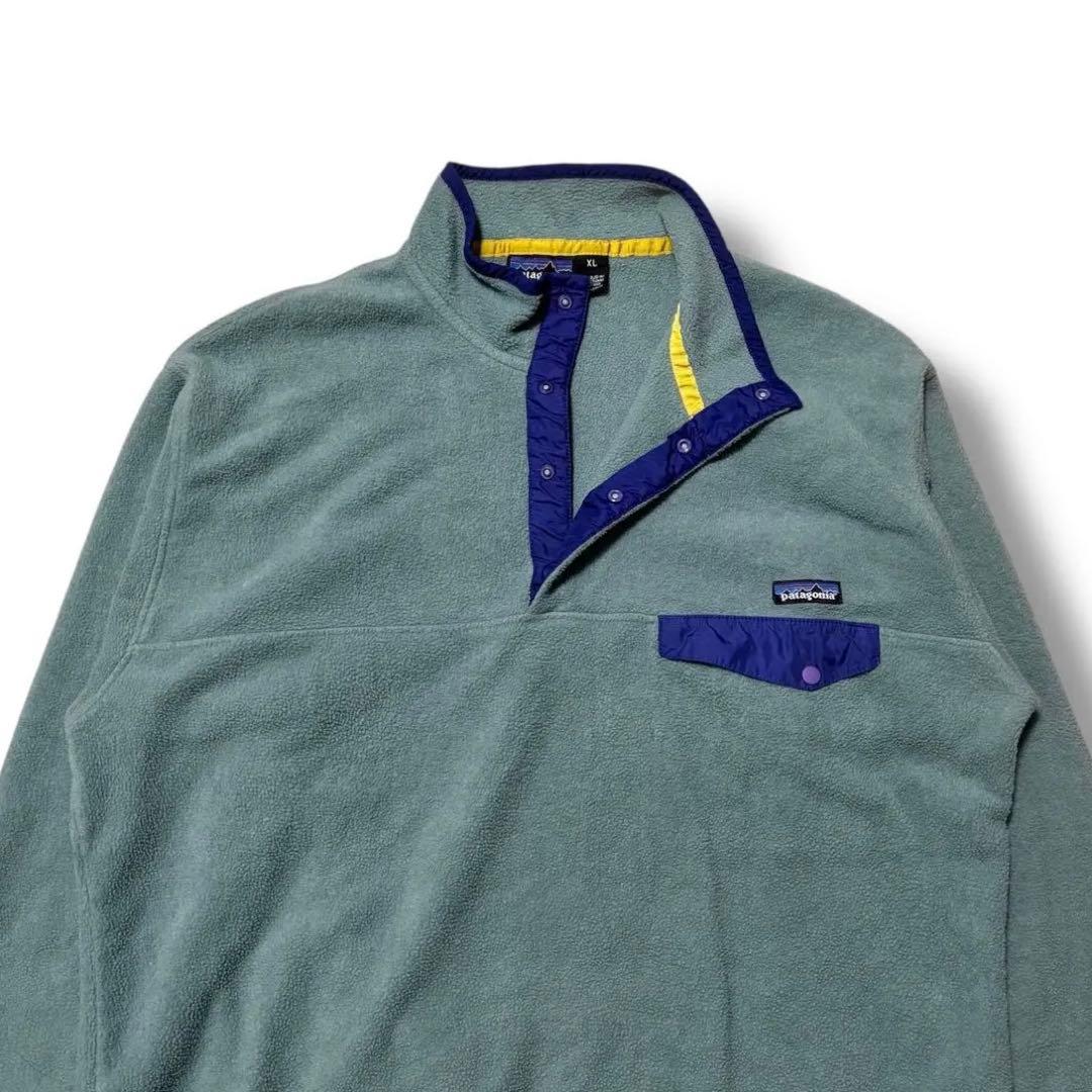 1990s 激XL レア色 Patagonia パタゴニア スナップT シンチラ