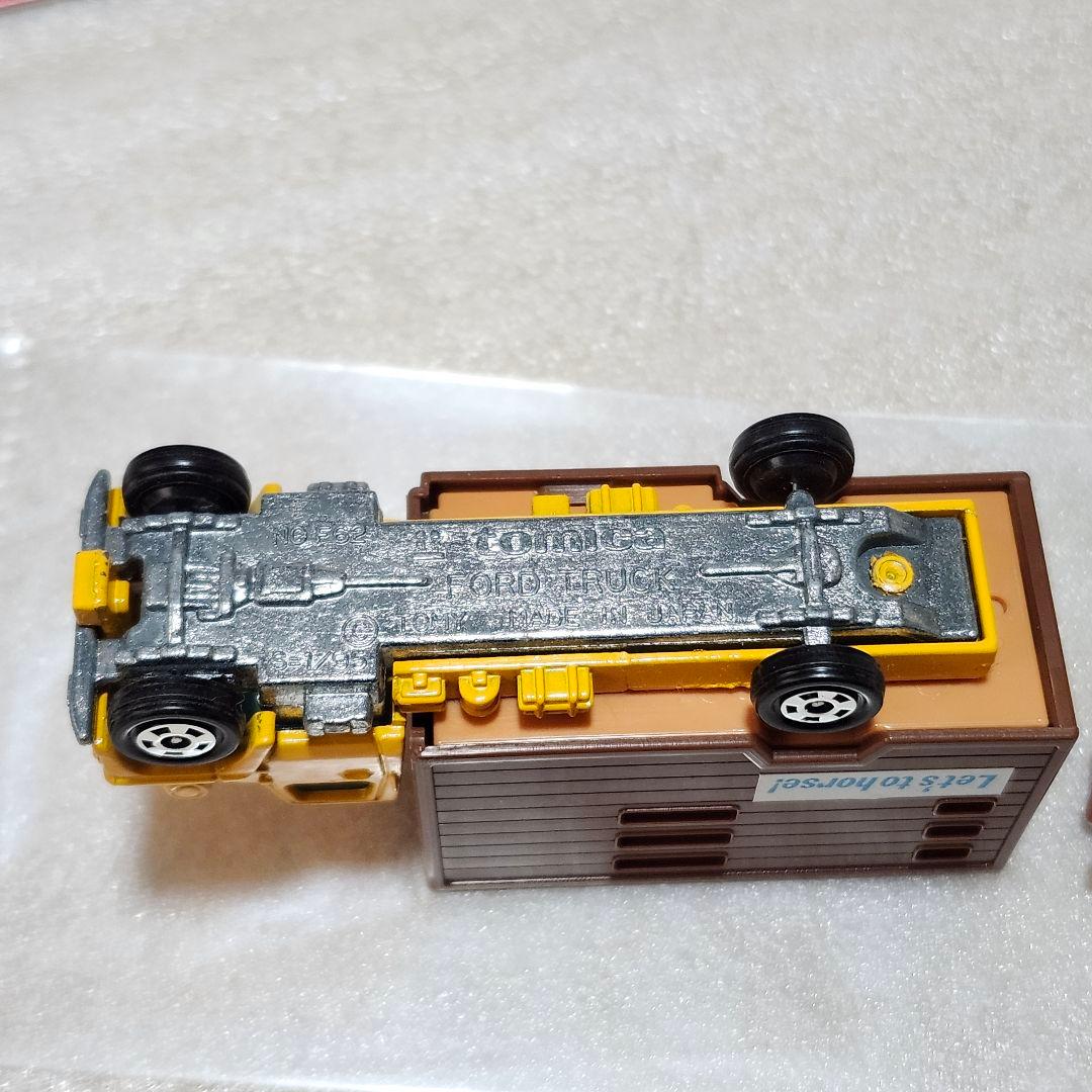 199.日本製トミカ フォード キャトル トラック クリアケース入り