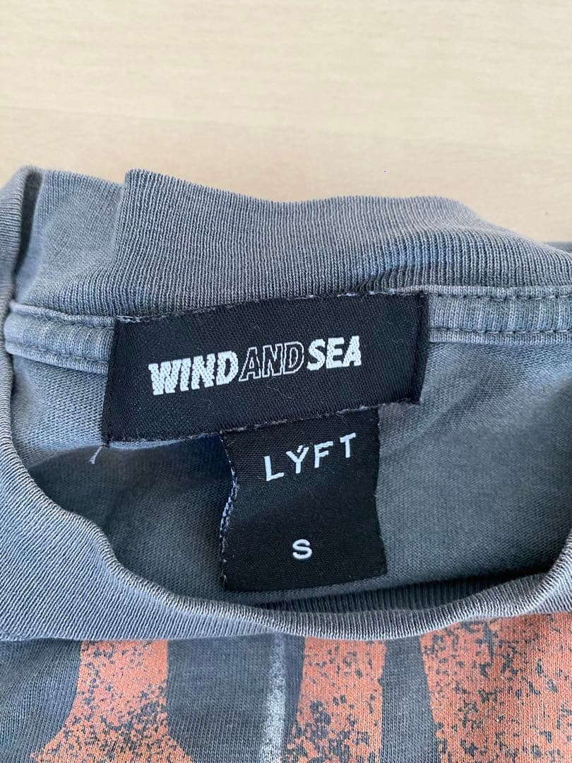 LYFT×WIND AND SEA LYFT Tシャツ S グレー