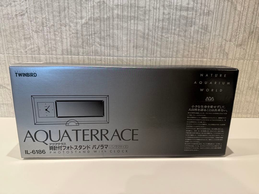 【廃盤希少品】ADA 時計付フォトスタンド パノラマ おまけ付【新品未使用】