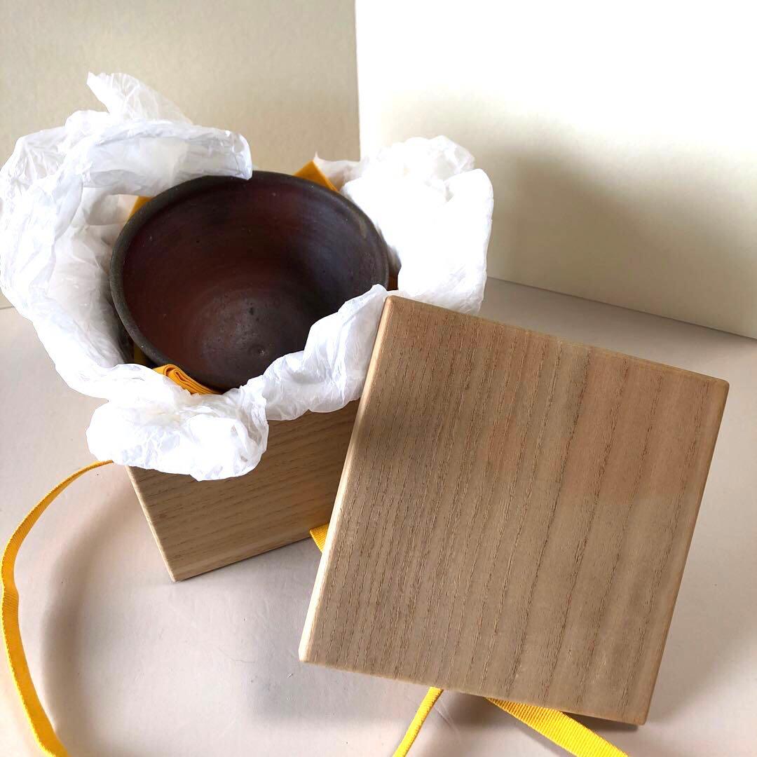 越前焼　峰越窯　竹元郁雄　抹茶茶碗