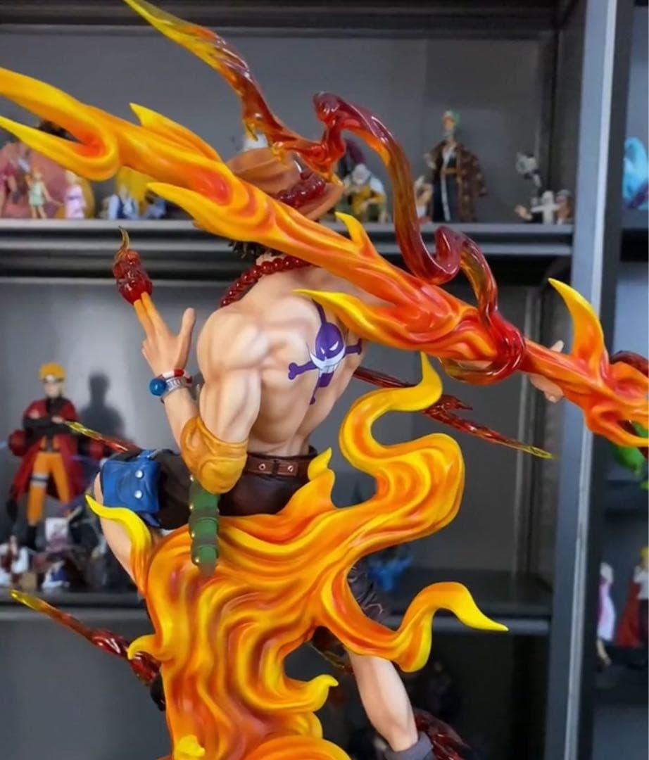 ONE PIECE  エース ガレージキット ガレキ スタチュー②①