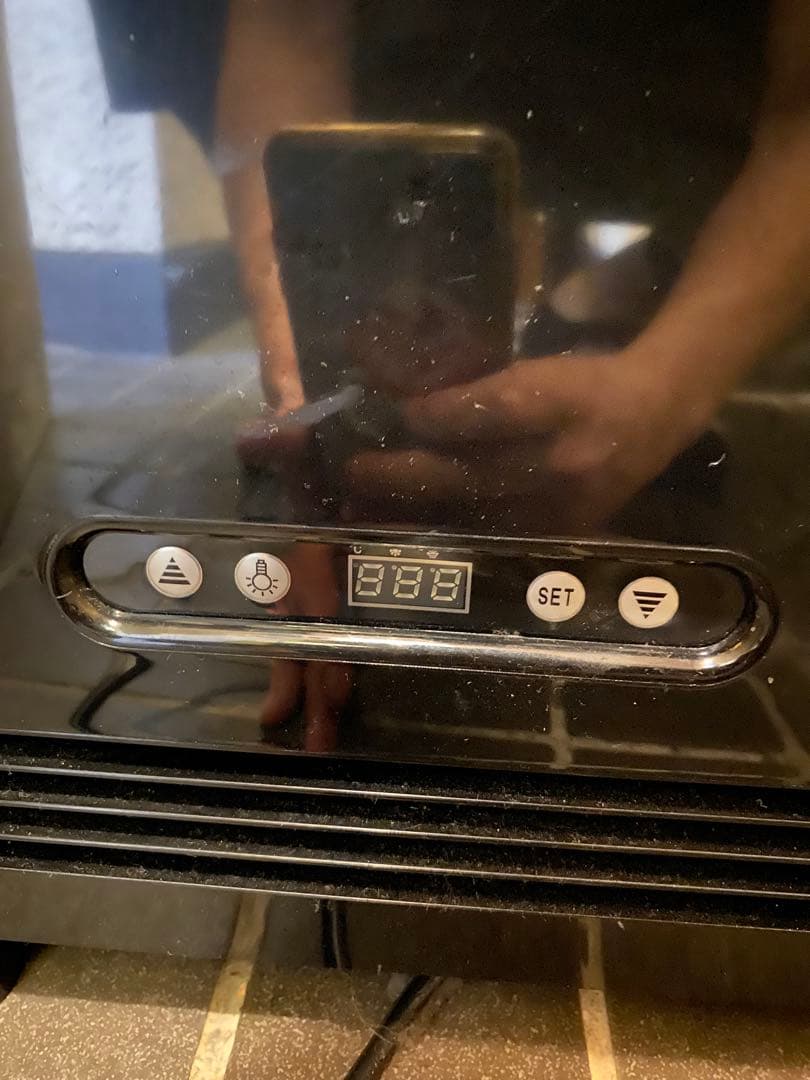 中古　レマコム 4面ガラス冷蔵ショーケース ブラック　120L