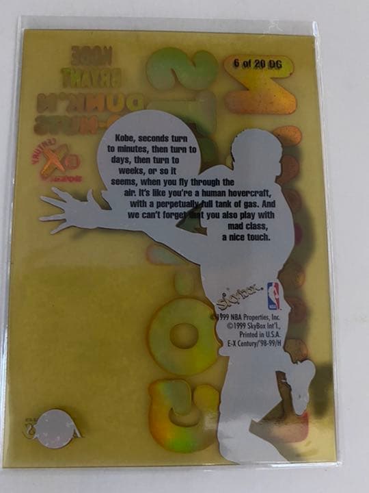 その他 1998 SkyBox E-X Century - Dunk'N Go-Nuts