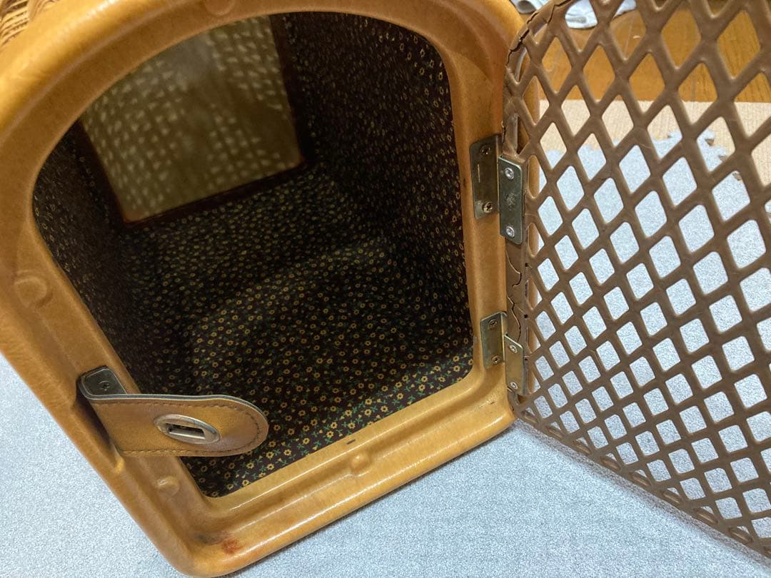 昭和 レトロ アンティーク ペットキャリー