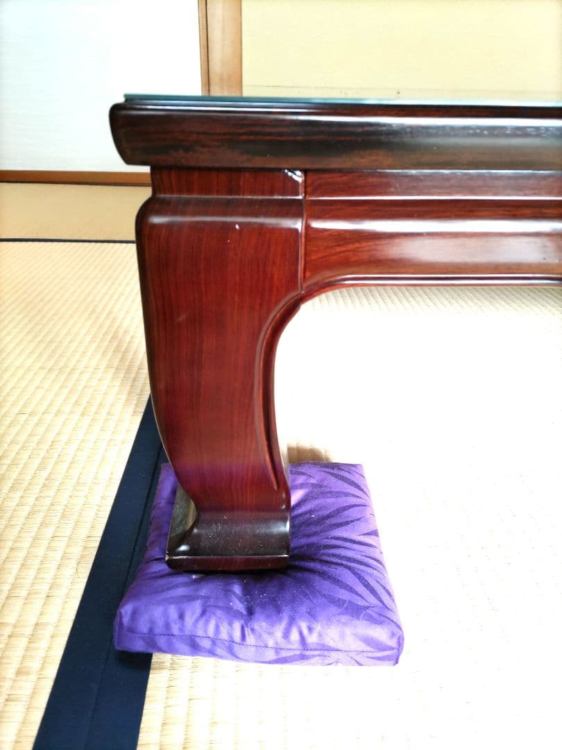 カリモクKarimoku座卓　脚敷布団　天板カバー付き　送料12000込み　美品