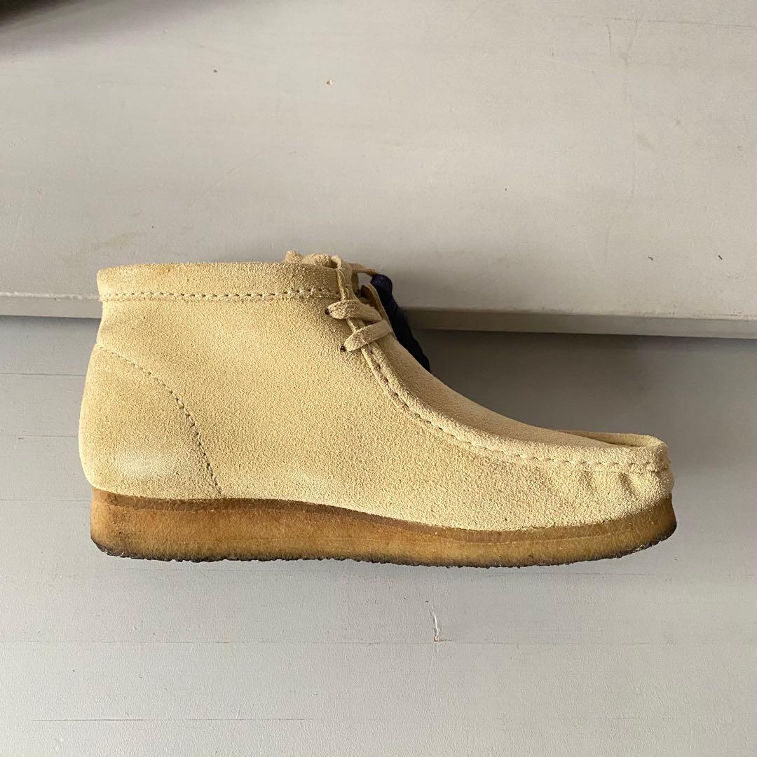 CLARKS Wallabee クラークス　ワラビー　 ベージュ スエード　8