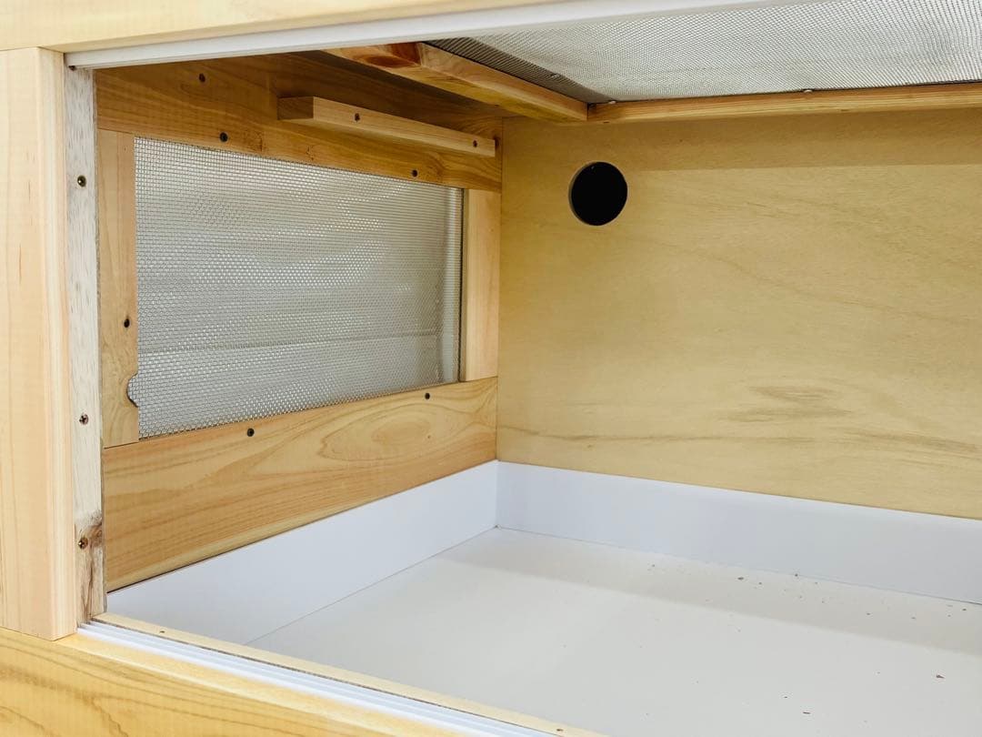 木製ケージ　1200×600×450　小動物、爬虫類用　未使用品