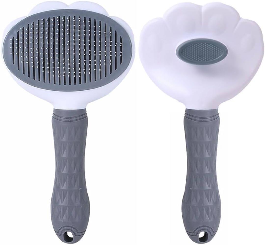 ペットスリッカーブラシ 短毛 中長毛 長毛 犬 猫用 深くブラッシング