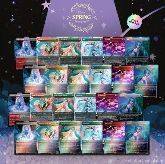 【MTG】 初音ミク 日本語 英語版 Foil Non-Foil春夏秋冬コンプ