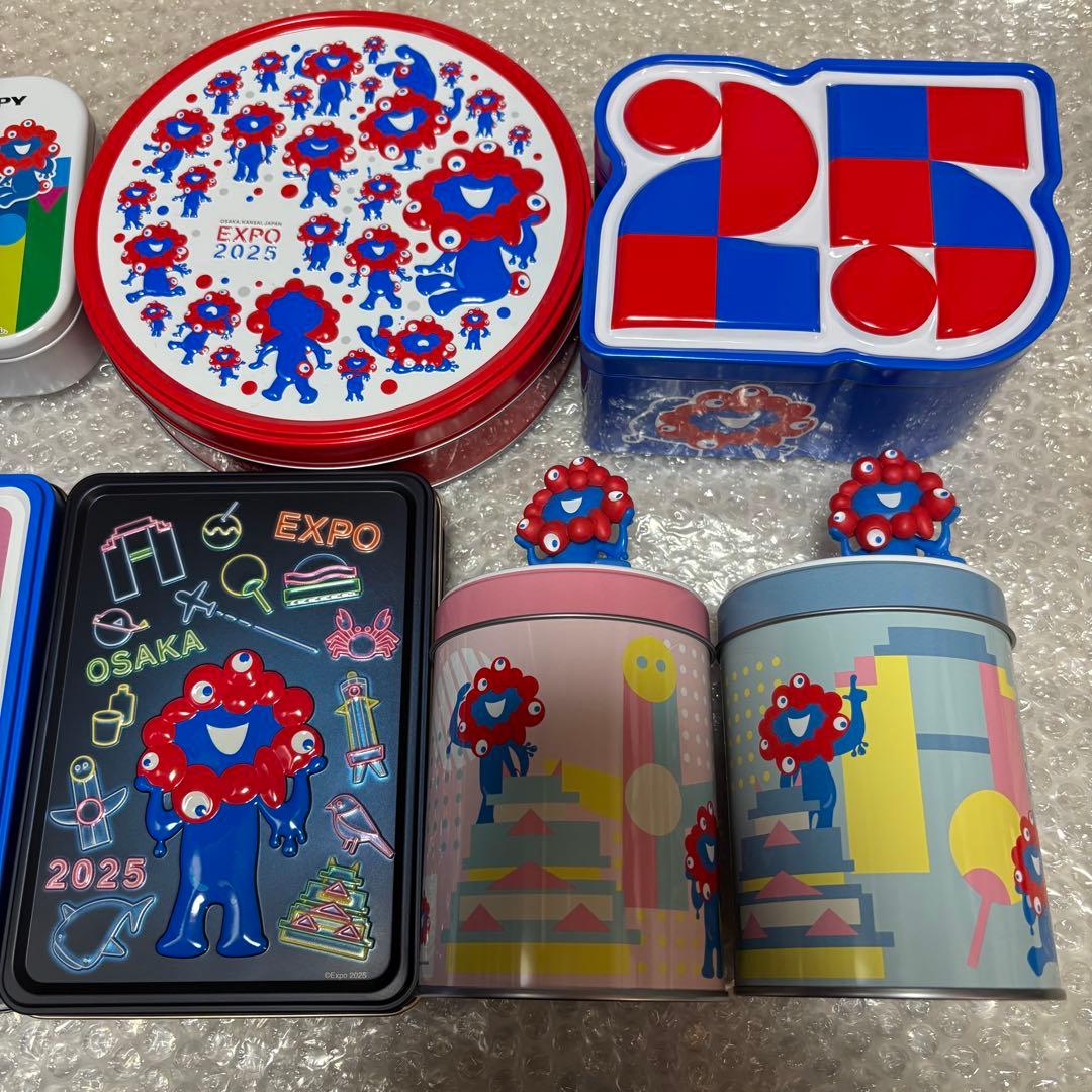 大阪関西万博　ミャクミャク　お菓子の缶セット