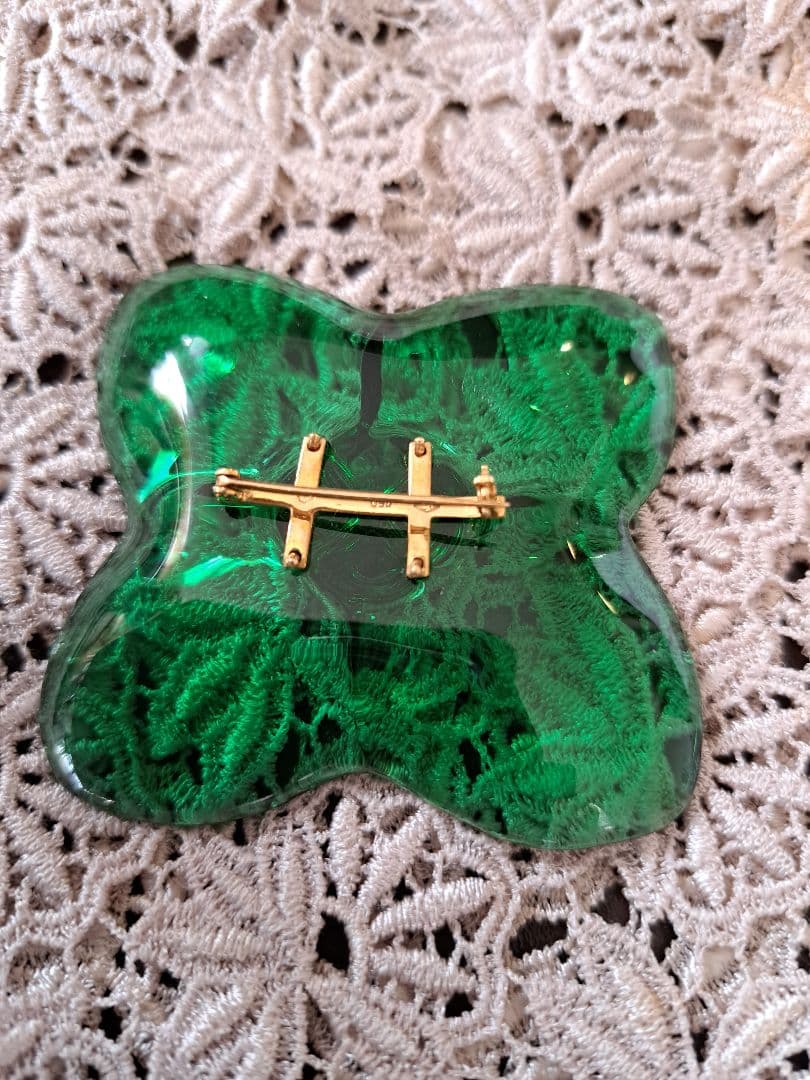 Baccarat　ブローチ　オルテンシア　フラワー　クリスタル