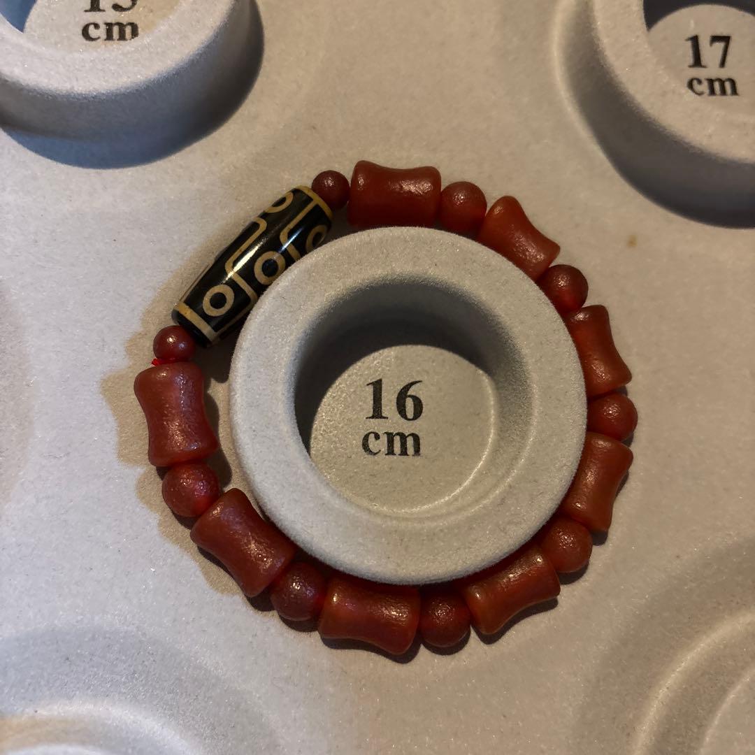 すごい！これもつけたらブワーってくる！九眼天珠と瑪瑙のブレス！